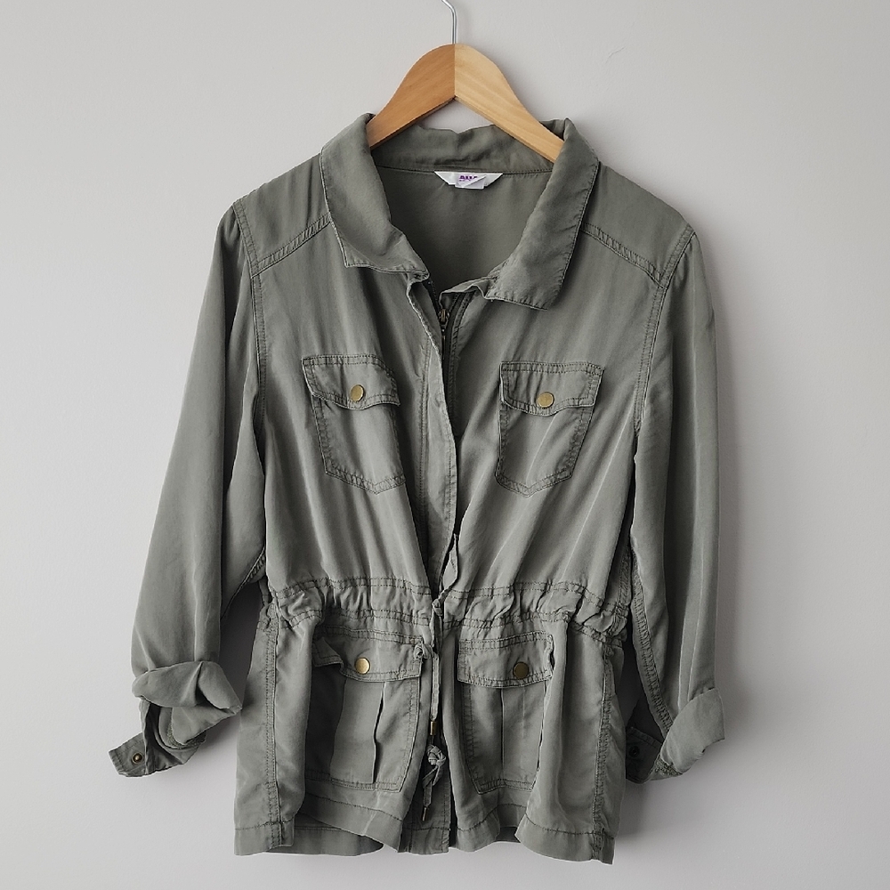 Alia Utility Jacket in Olive